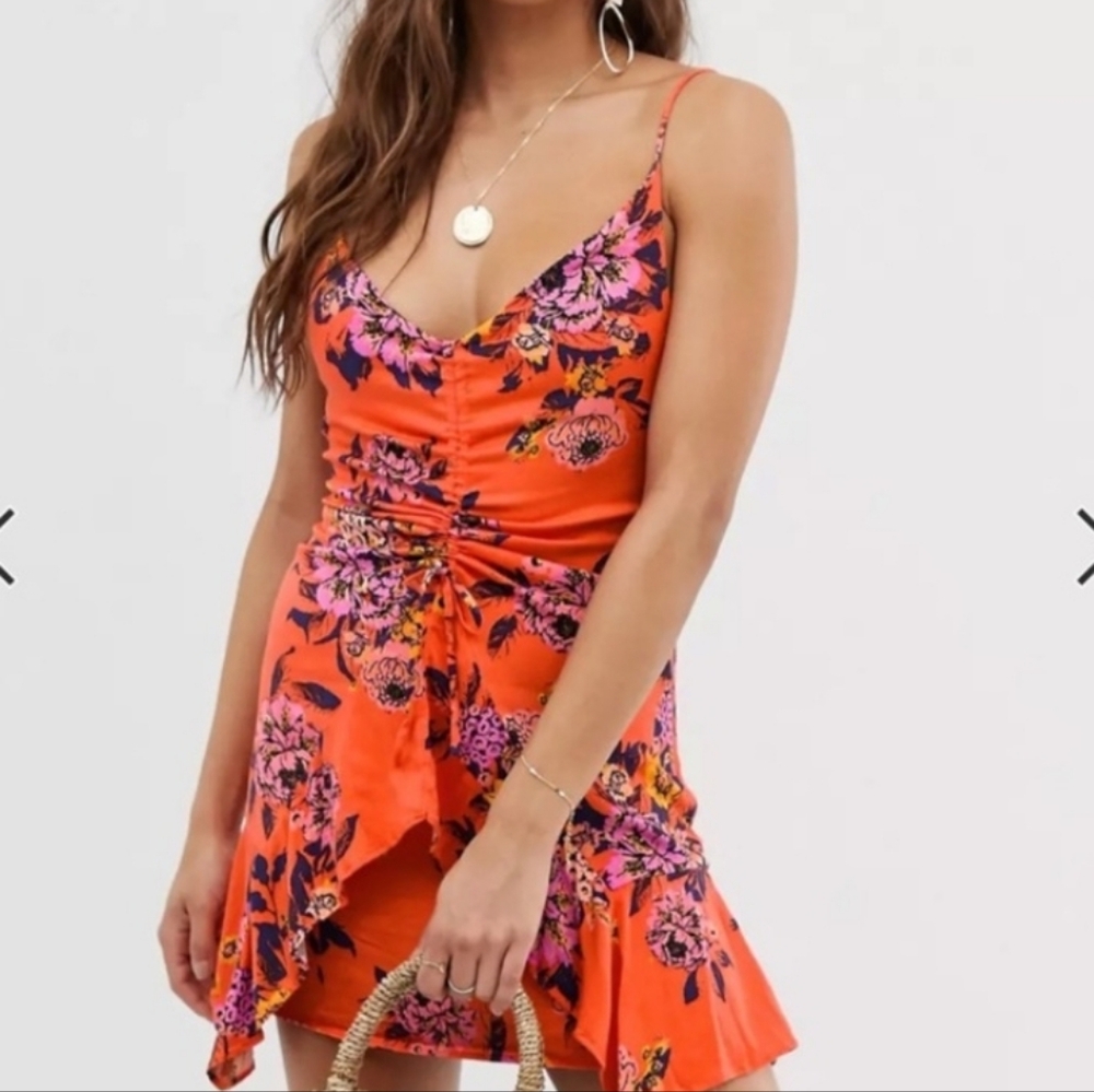 Free People‎ Happy Heart Floral Print slip dress Size XS